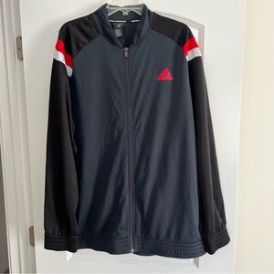Adidas Basketball Men's Black Track Jacket 3XL